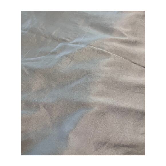 Metallic Grey Flat Queen Bed Sheet - Picture 3 of 3